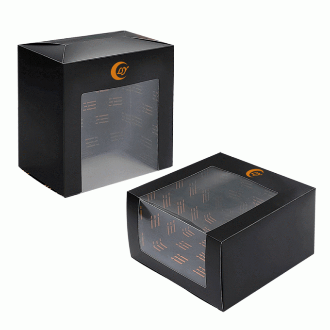 Varnishing Square Gift Packaging Boxes Folding Paper Baseball Cap ...