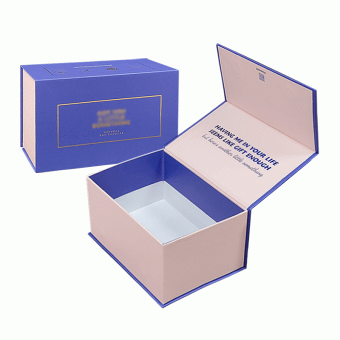 Luxury Paper Flip Top Cardboard Box Black Custom Magnetic Box Packaging