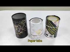 Custom Logo Round Cylindrical Canister Cardboard Cylinder Box For Cosmetic