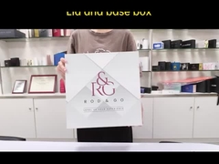 Luxury Facial Cleansing Massager Paper Packing 2 Piece Sturdy Lift Off Lid Gift Box