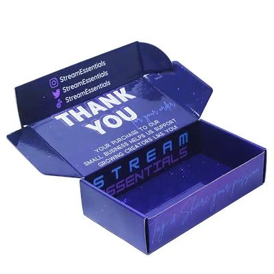 Custom Biodegradable Mailer Shipping Boxes For Candles Wallets Photo Frames Eco-Friendly Waterproof Printed With Logo On Matte Surface