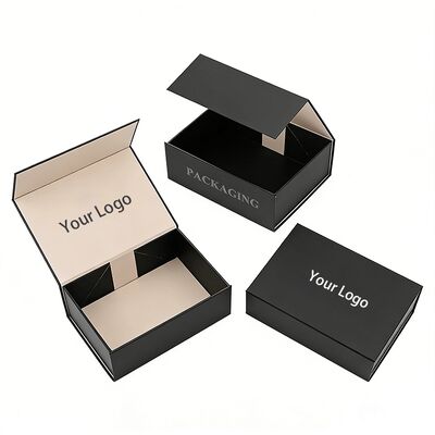 Custom Size Recyclable Corrugated Cardboard Rigid Packaging Boxes Luxury Folding Magnetic Gift Box