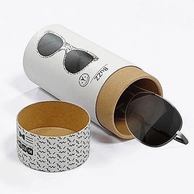 quality  Matt / Glossy Laminated Tube Packaging Box For Luxuriant Glasses Sunglasses Packaging factory