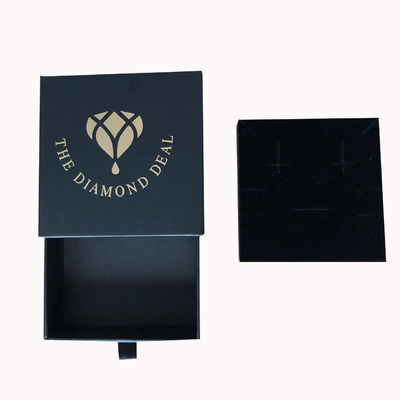 quality  Wedding Ring Necklace Earrings Sliding Cardboard Gift Box Custom Logo and Custom Order factory