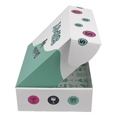 Cosmetic Paper Mailer Box Eco Friendly Corrugated Cardboard Box For Shipping