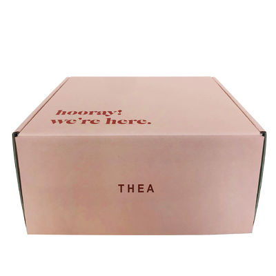 CMYK Color Carton Mailer Shipping Boxes Exquisite Craft Paper Box Packaging
