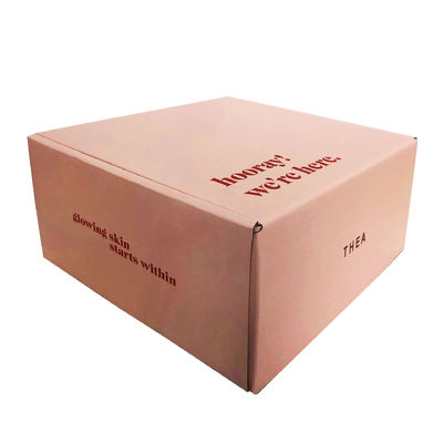 CMYK Color Carton Mailer Shipping Boxes Exquisite Craft Paper Box Packaging