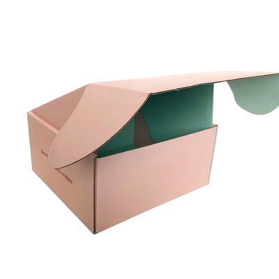 CMYK Color Carton Mailer Shipping Boxes Exquisite Craft Paper Box Packaging