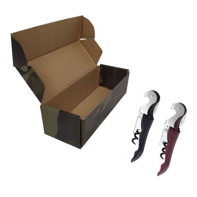 Mailer Box Packaging Electric Wine Opener Set with Customizable Cork Stopper and Logo