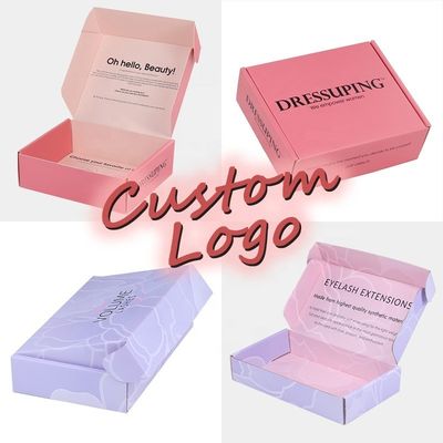 Recyclable Corrugated Shipping Packaging Mailer Box for Shoes and Clothing Custom Order