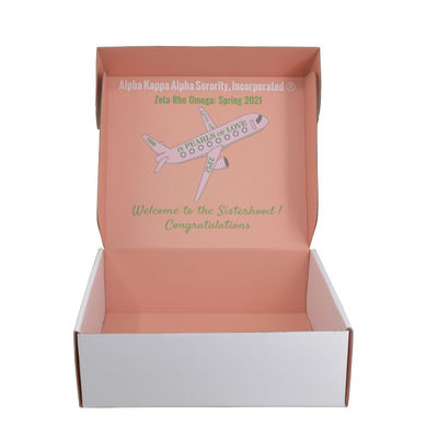 Custom Size Flat Packed Shipping Mailer Box Three Layer Corrugated Underwear Clothing