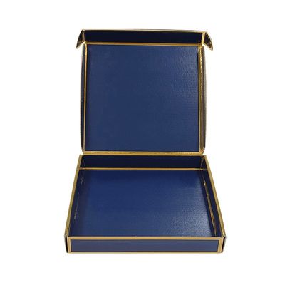 Matte Surface Finish Custom Logo Printed Flat pack Corrugated Die Cut Folding Kraft Box
