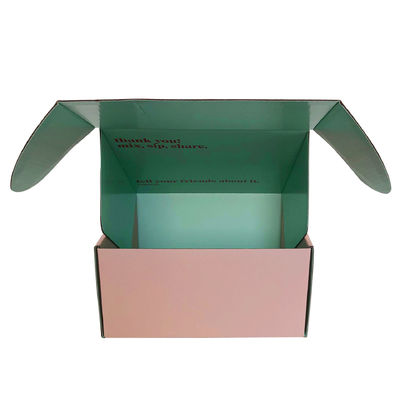 300g CCNB flute Custom Printed Folding Kraft Mailer Box for Household Products Shipping