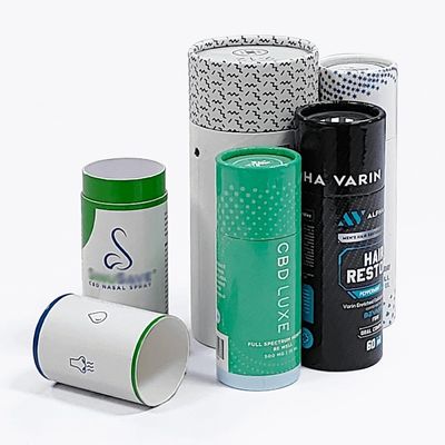 Round Kraft Cardboard Paper Tube Packaging Box Cylinder Shipping Tubes Customized