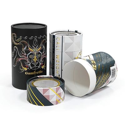 Round Kraft Cardboard Paper Tube Packaging Box Cylinder Shipping Tubes Customized