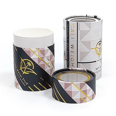 Custom Printed Tube Packaging Box Biodegradable Round Paper Tube Box For Cake