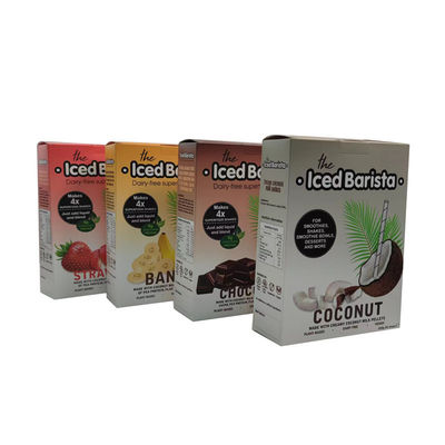 Full Color Foldable Paper Custom Cereal Box Packaging Vanishing Printing