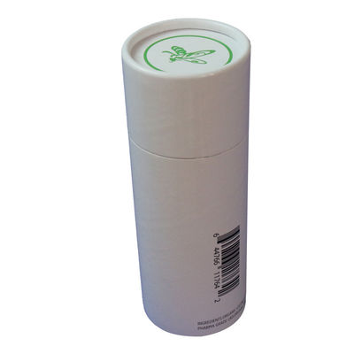 Recyclable And Stylish Paper Tube Gift Box Hot Stamping With Stickers Custom Logo