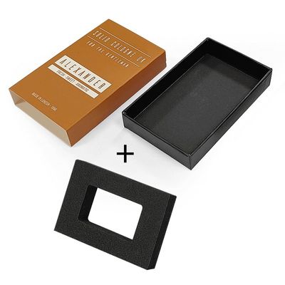 Drawer Style Rigid Pull Out Cardboard Boxes Hard Paper Sleeve Packaging Box
