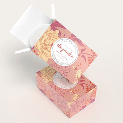 CMYK Environmental Customized Design Printed Retail Folding Carton Handmade Soap Box