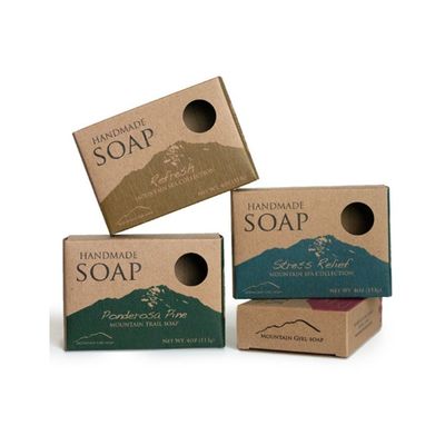 CMYK Environmental Customized Design Printed Retail Folding Carton Handmade Soap Box