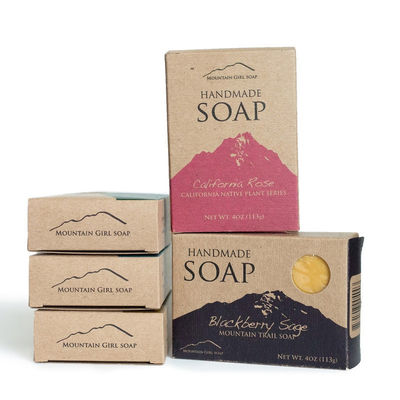 CMYK Environmental Customized Design Printed Retail Folding Carton Handmade Soap Box