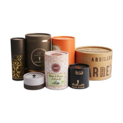 10ml 30ml 50ml Tube Packaging Box Round Cylinder For Candles Cosmetics