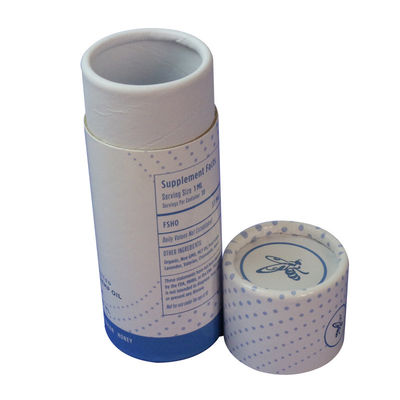 Personalized Tube Packaging Box Recyclable Paper Tube For Cosmetics Bottles