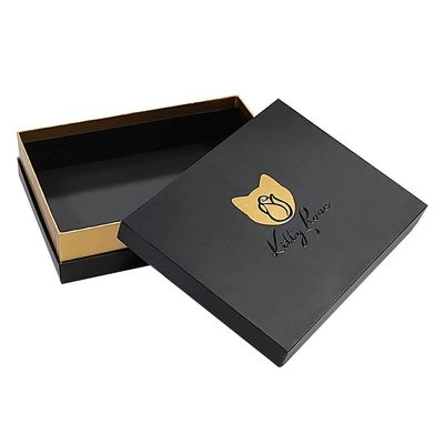 2 Pieces Rigid Paperboard Lid And Base Box With Matt Lamination And Sponge Liner