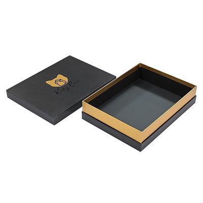 2 Pieces Rigid Paperboard Lid And Base Box With Matt Lamination And Sponge Liner