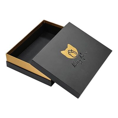 2 Pieces Rigid Paperboard Lid And Base Box With Matt Lamination And Sponge Liner