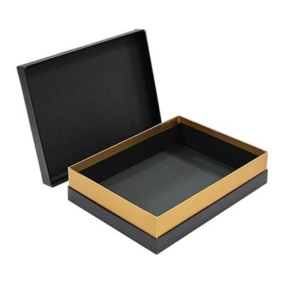 2 Pieces Rigid Paperboard Lid And Base Box With Matt Lamination And Sponge Liner