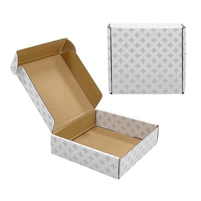 Custom CMYK Corrugated Cardboard Box for Large Apparel Shipping and Custom Packaging