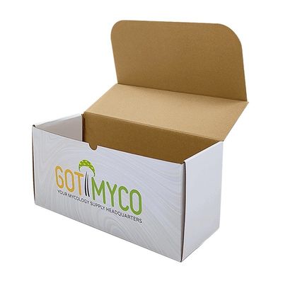 Custom CMYK Corrugated Cardboard Box for Large Apparel Shipping and Custom Packaging