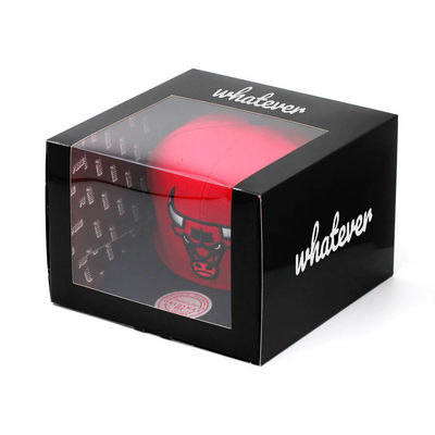 Baseball Snapback Cap Boxes for Hats Low MOQ Custom Collapsible Hat Retail Packing