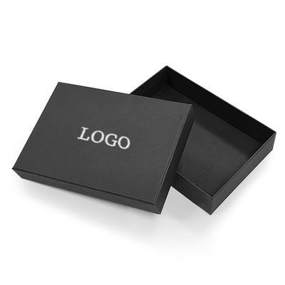 Custom Matt Black Paper Gift Box With Foam Insert For Perfume Packages