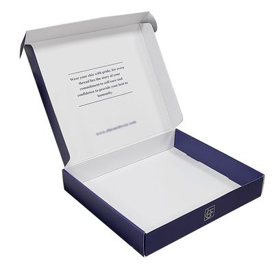 Recyclable Rectangle Paper Mailer Box Packaging For Sweater Blouse Shirt And Pants