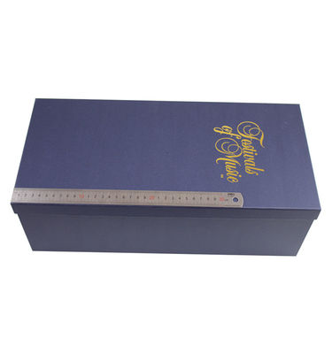 Custom Thick Cardboard Gift Boxes For Wine Bottles Beverage Storage Packaging