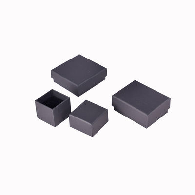 Eco Friendly Recycled Gift Packaging Black Brown Kraft Paper Jewelry Boxes