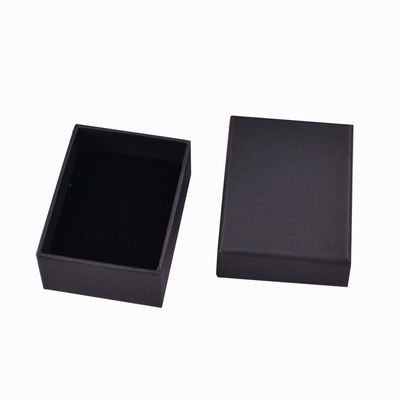 Eco Friendly Recycled Gift Packaging Black Brown Kraft Paper Jewelry Boxes
