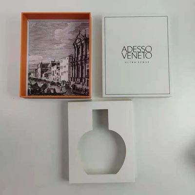 Embossing End Recycled Scented Candle Packaging Boxes For Aromatherapy Reed Diffuser
