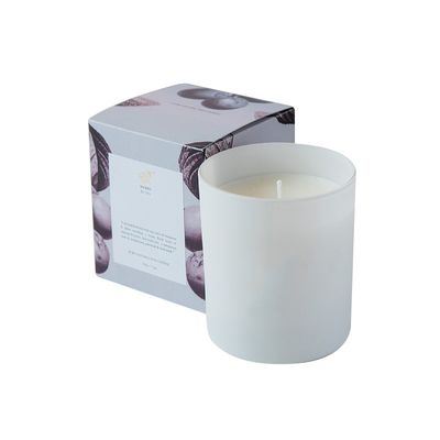 Plastics Liner Type Custom Order Higi Gold Foil Logo UV Coating Small 4x4x4 Candle Box