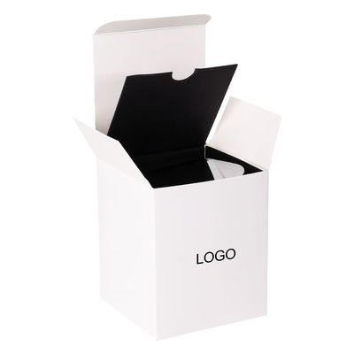Plastics Liner Type Custom Order Higi Gold Foil Logo UV Coating Small 4x4x4 Candle Box