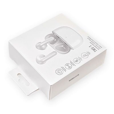 Custom Logo Printing Paper Box Reverse Direct Tuck Design for Earphone Headset Earpiece