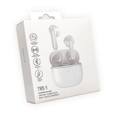 Custom Logo Printing Paper Box Reverse Direct Tuck Design for Earphone Headset Earpiece