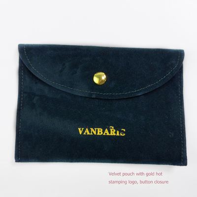 Customized Jewelry Packaging Bag With Envelop Style Industrial Watch Eyewear