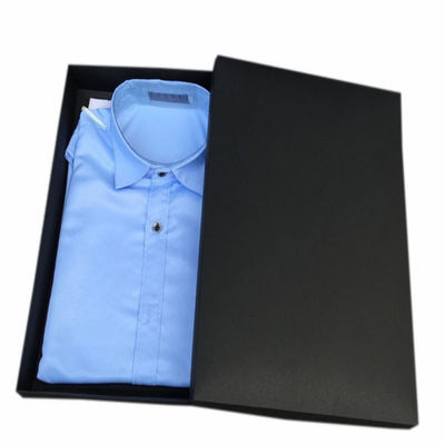 Cardboard Paper Apparel Gift Packaging Boxes With Lids UV Coating Varnish Finish