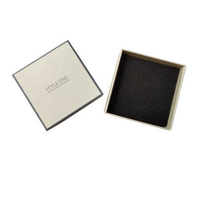Square Lid And Base Box Hot Foil / UV / Varnish Finish Rigid Gift Boxes With Lids