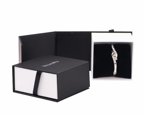 Small Fancy Paper Wedding Ring Holder Box Jewelry Rigid Cardboard Box With Flap Lid