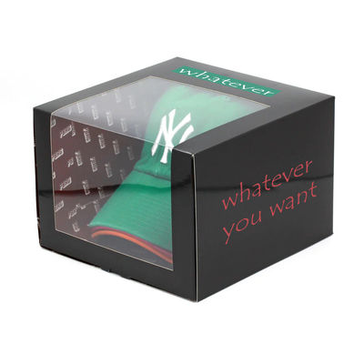 Customized Paper Gift Packaging Boxes Eco Friendly Baseball Cap Packaging Box